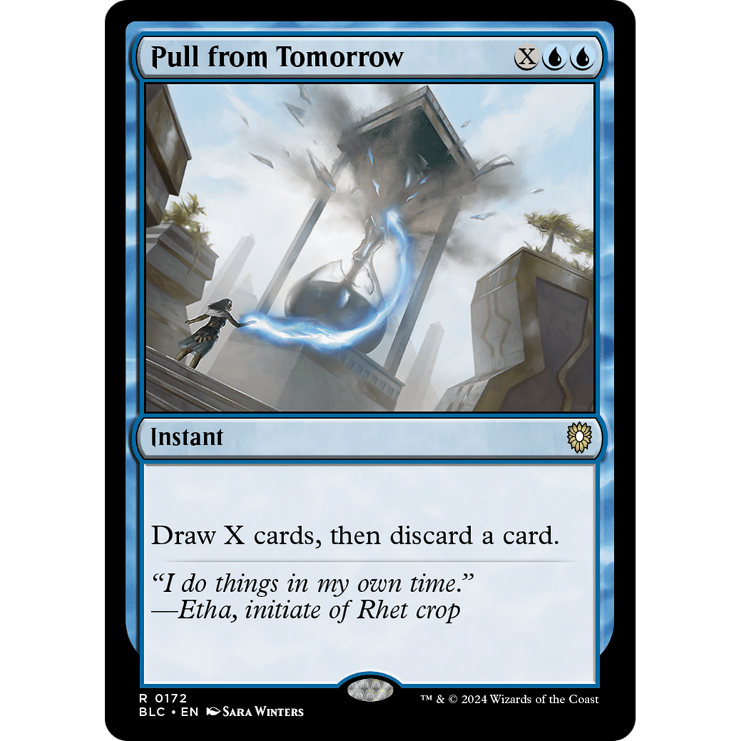Pull from Tomorrow (BLC-172) - Bloomburrow Commander
