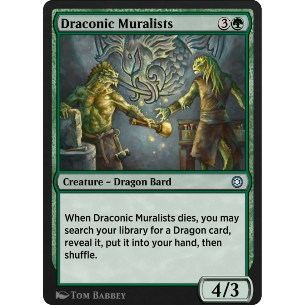 Draconic Muralists (HBG-205) - Alchemy Horizons: Baldur's Gate