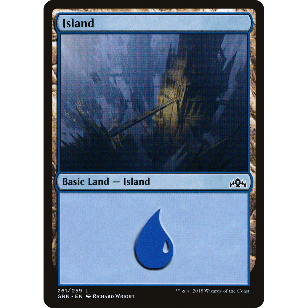 Island (GRN-261) - Guilds of Ravnica