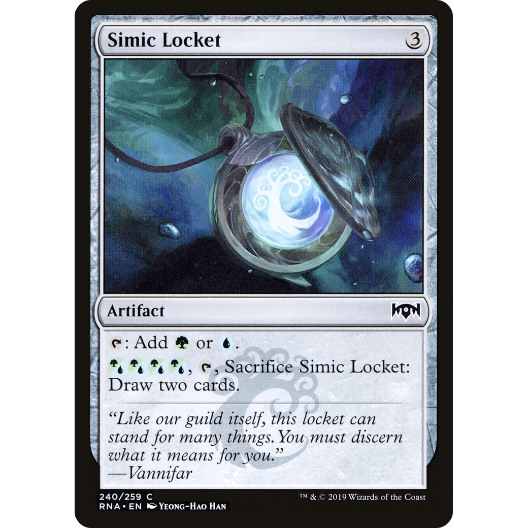 Simic Locket (RNA-240) - Ravnica Allegiance