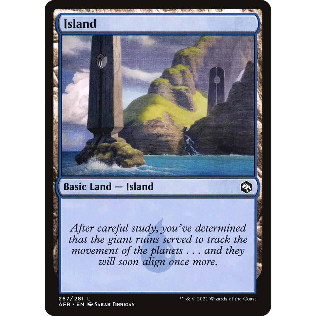Island (267) (AFR-267) - Adventures in the Forgotten Realms Foil