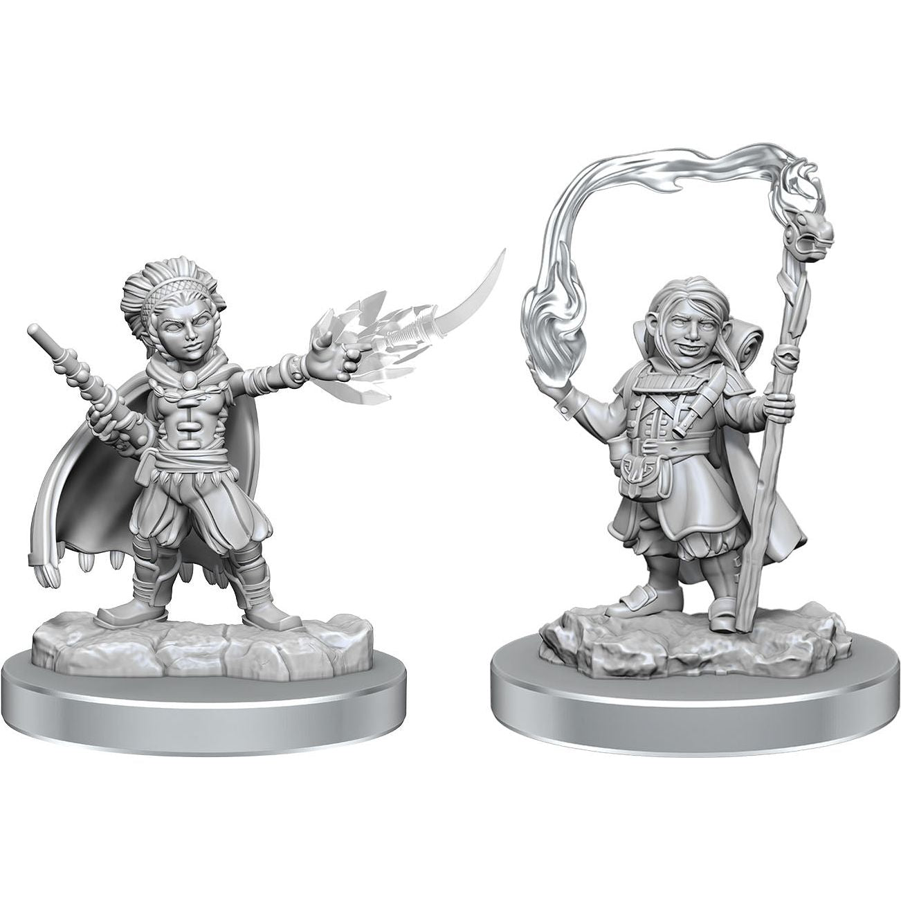 W20 Halfling Wizards Miniatures