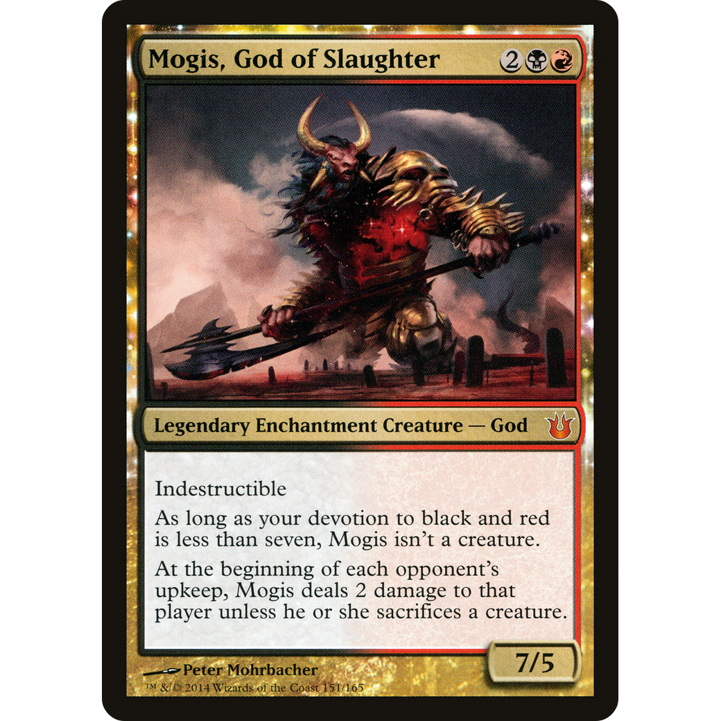 Mogis, God of Slaughter (BNG-151) - Born of the Gods: (enchantment)