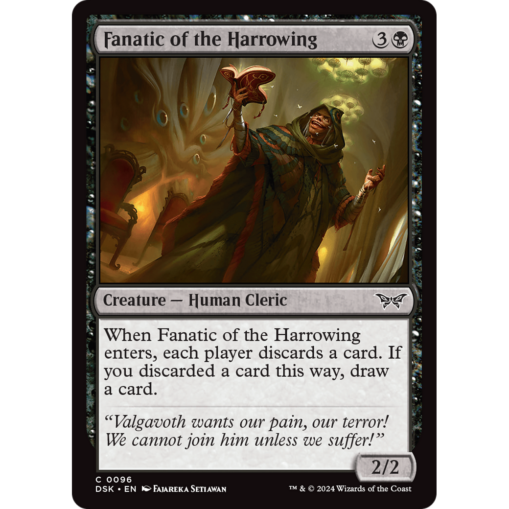 Fanatic of the Harrowing (DSK-096) - Duskmourn: House of Horror Foil