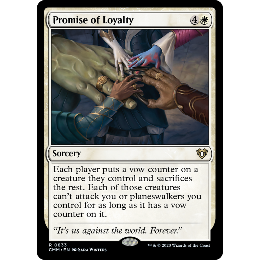 Promise of Loyalty (CMM-833) - Commander Masters