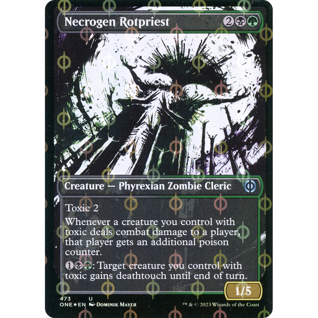 Necrogen Rotpriest (ONE-473) - Phyrexia: All Will Be One: (Showcase) Foil