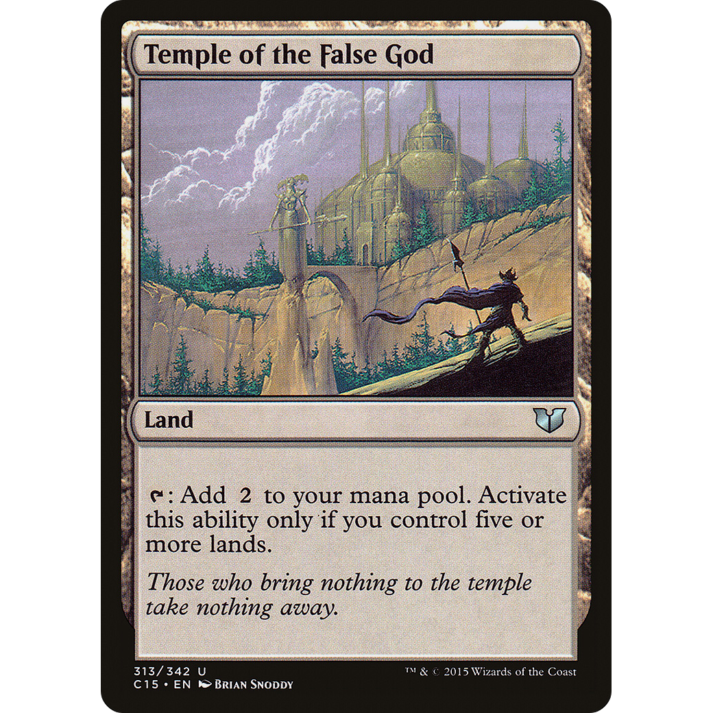 Temple of the False God (C15-313) - Commander 2015