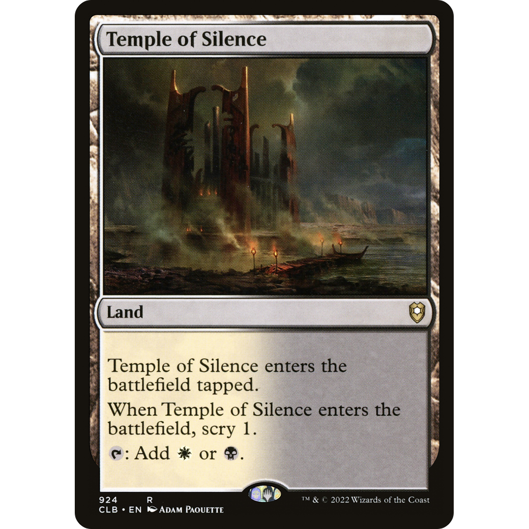 Temple of Silence (CLB-924) - Commander Legends: Battle for Baldur's Gate