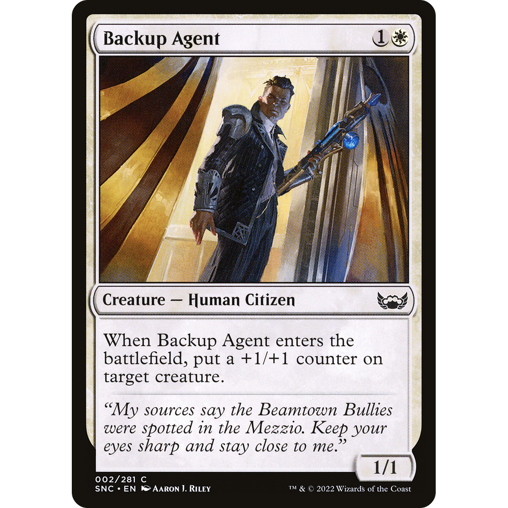 Backup Agent (SNC-002) - Streets of New Capenna Foil