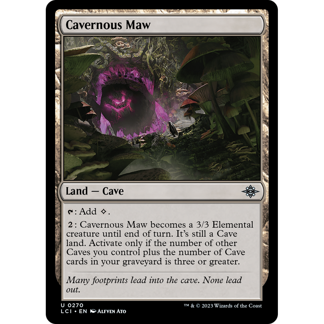 Cavernous Maw (LCI-270) - The Lost Caverns of Ixalan Foil