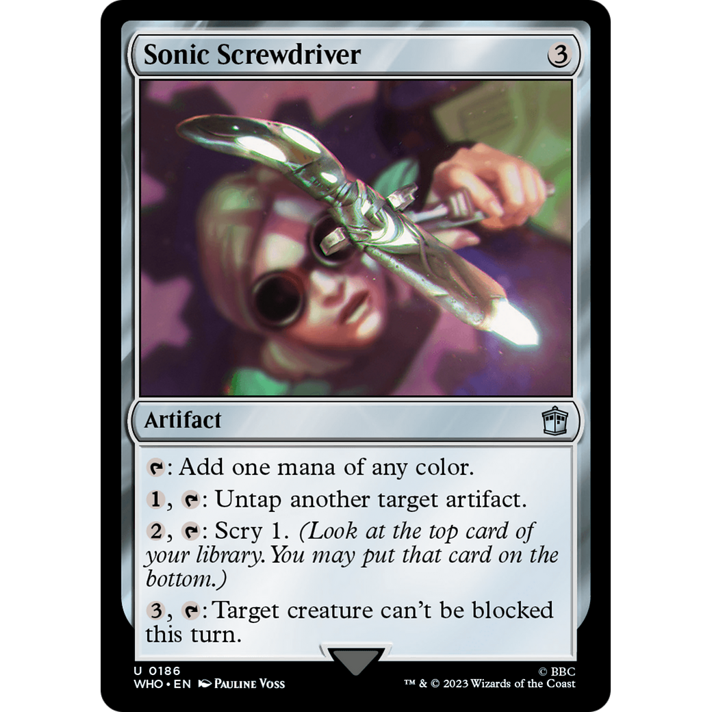 Sonic Screwdriver (0186) (WHO-186) - Doctor Who Foil
