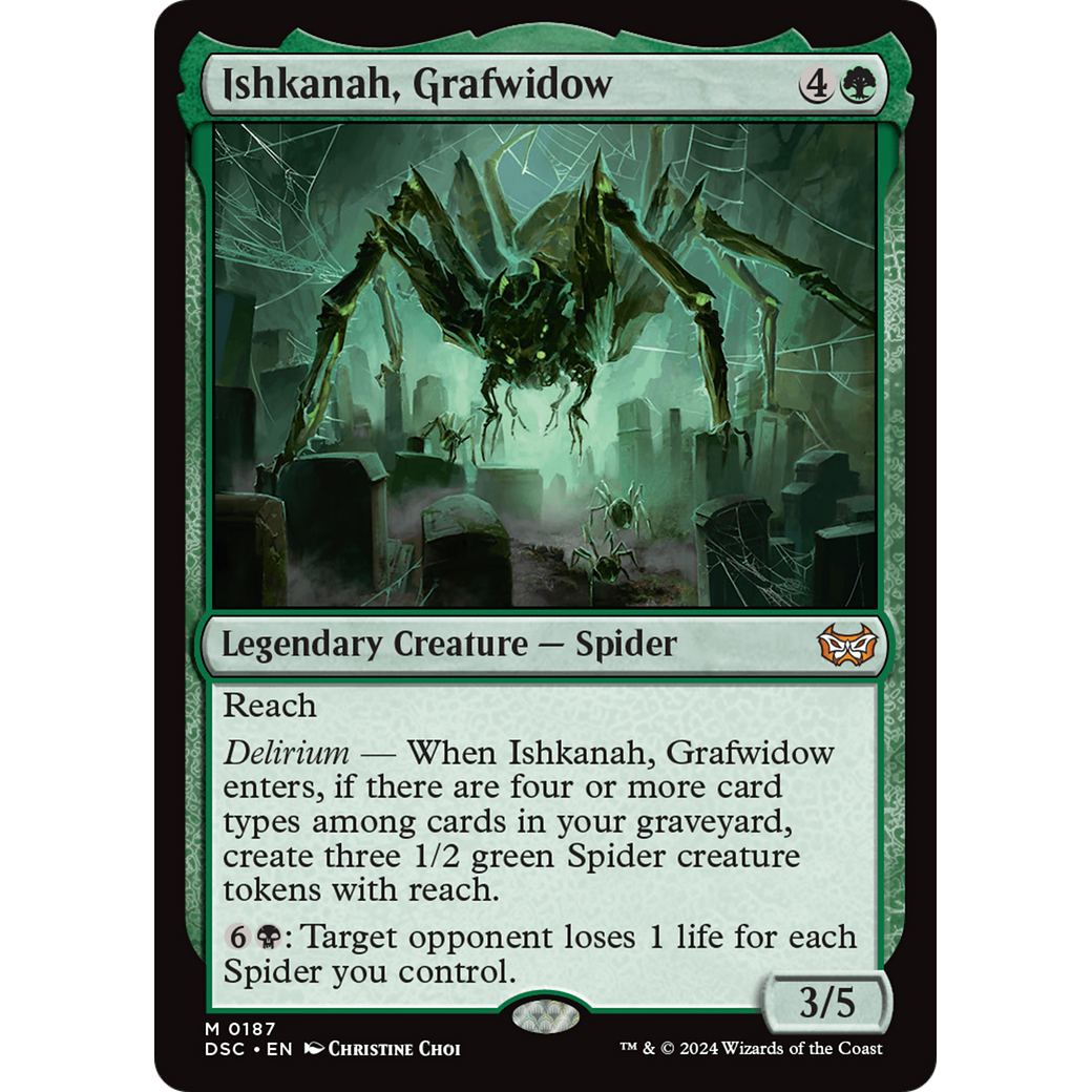 Ishkanah, Grafwidow (DSC-187) - Duskmourn: House of Horror Commander