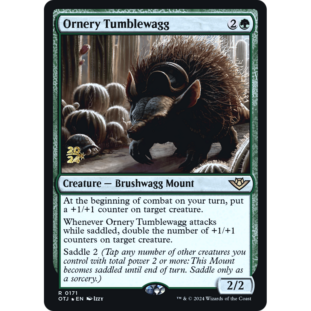 Ornery Tumblewagg (PRE-171S) - Outlaws of Thunder Junction Promos Foil