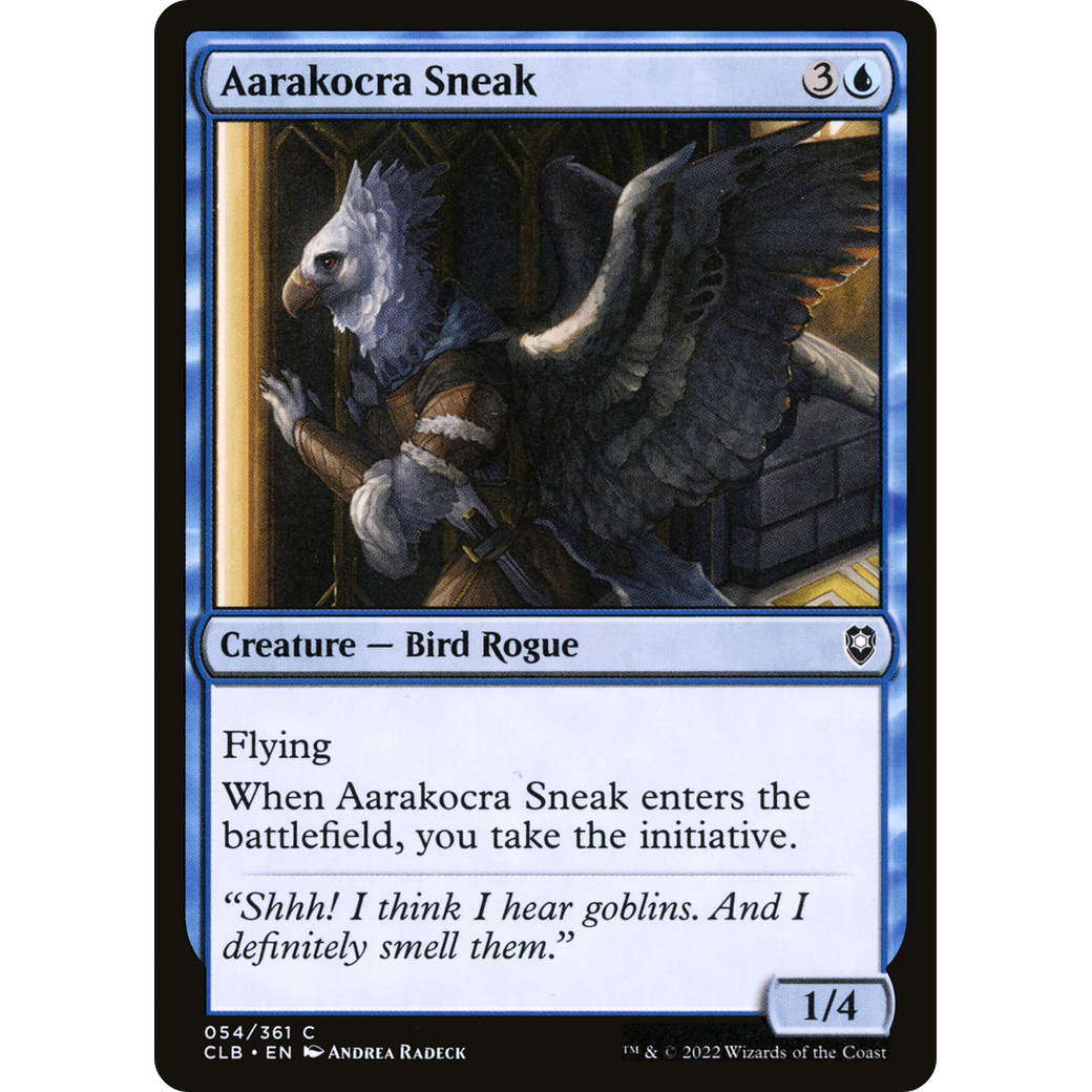 Aarakocra Sneak (CLB-054) - Commander Legends: Battle for Baldur's Gate Foil