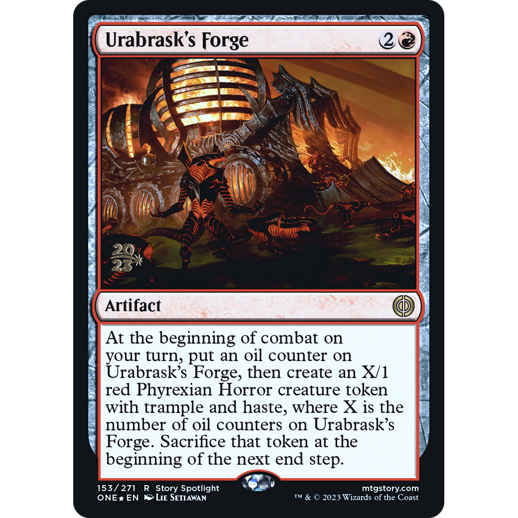 Urabrask's Forge (PRE-153S) - Phyrexia: All Will Be One Promos Foil