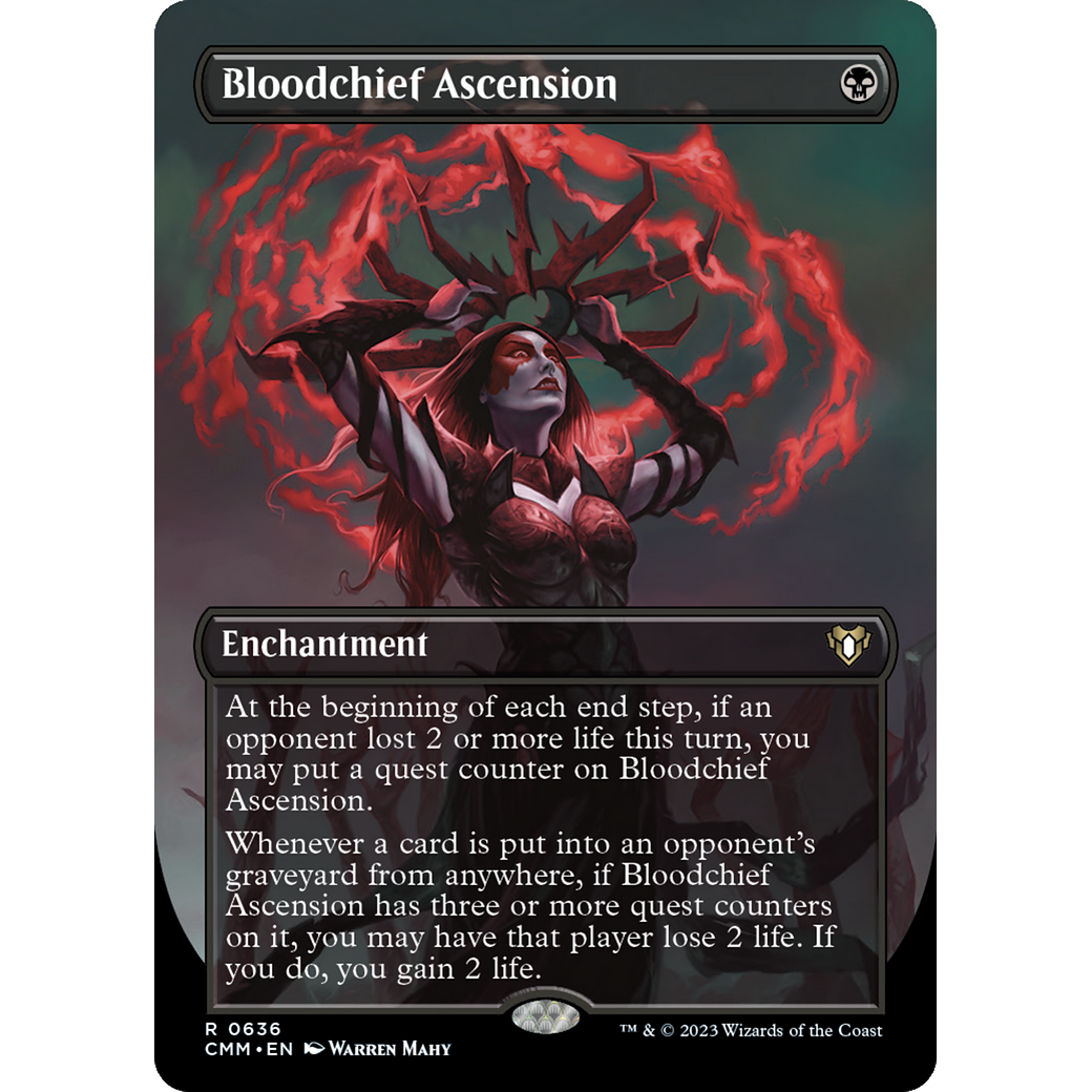 Bloodchief Ascension (CMM-636) - Commander Masters (Borderless) Foil