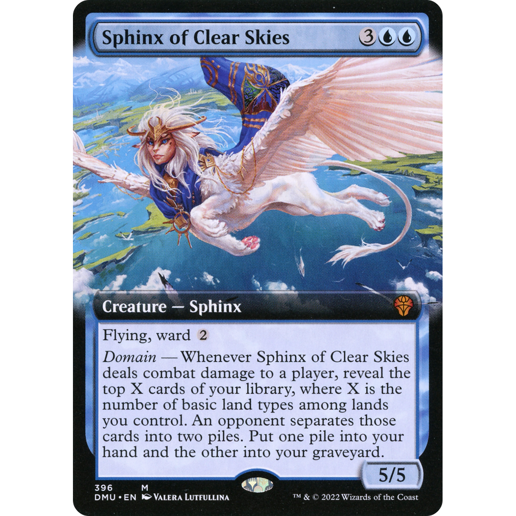 Sphinx of Clear Skies (Extended Art) (DMU-396) - Dominaria United: (Extended Art)