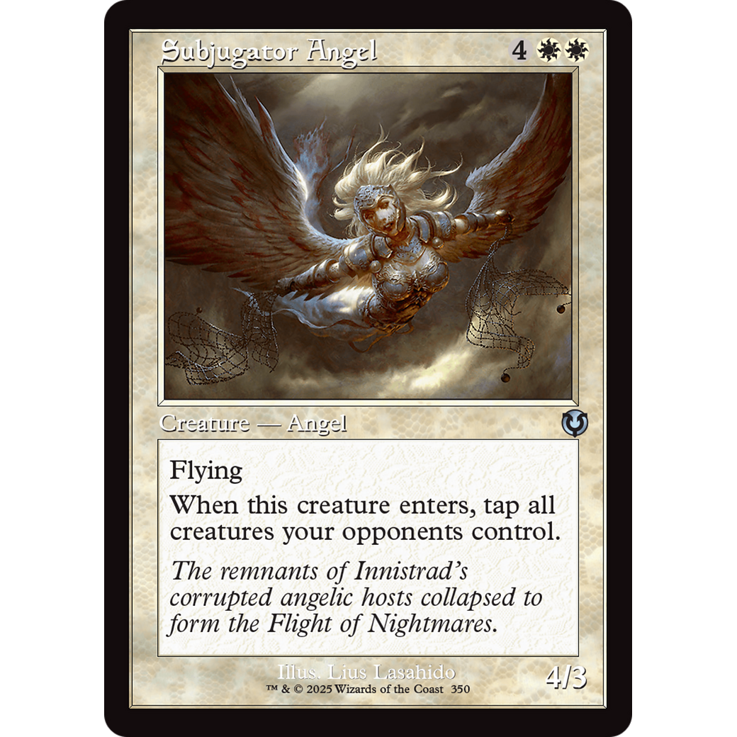 Subjugator Angel (INR-350) - Innistrad Remastered Foil