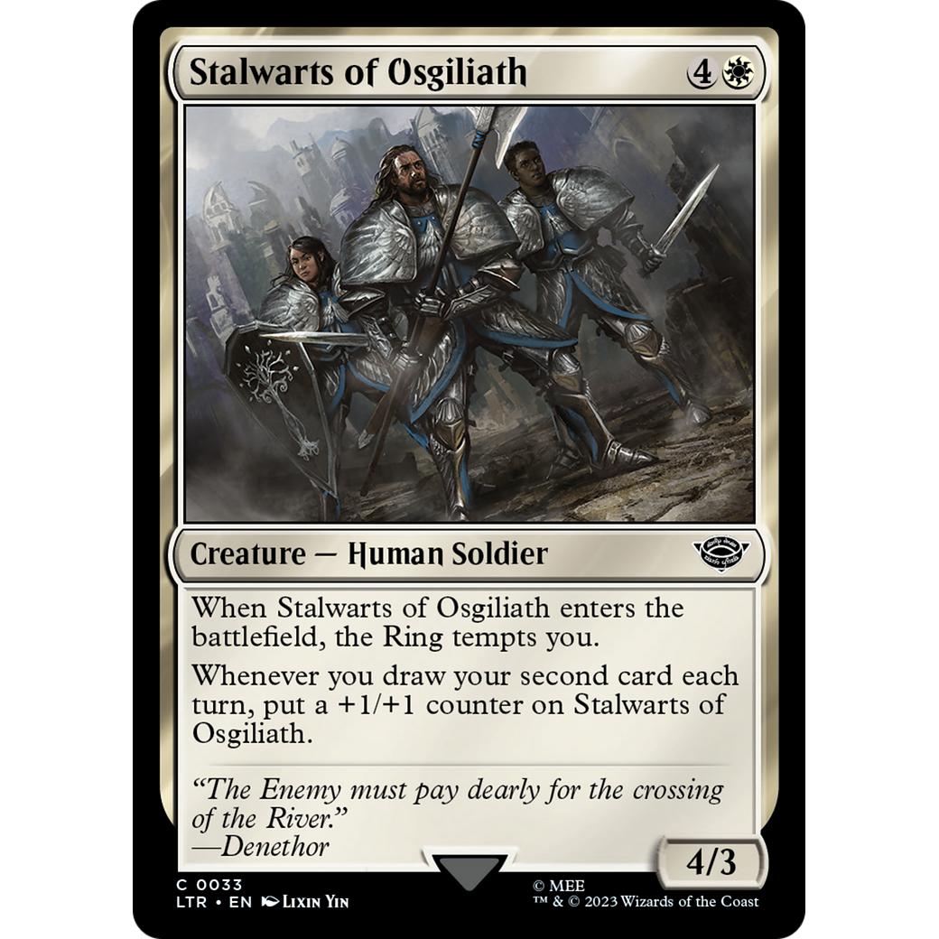 Stalwarts of Osgiliath (LTR-033) - The Lord of the Rings: Tales of Middle-earth Foil