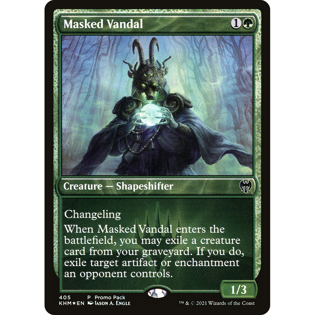 Masked Vandal (PPKHM-405) - Kaldheim Foil