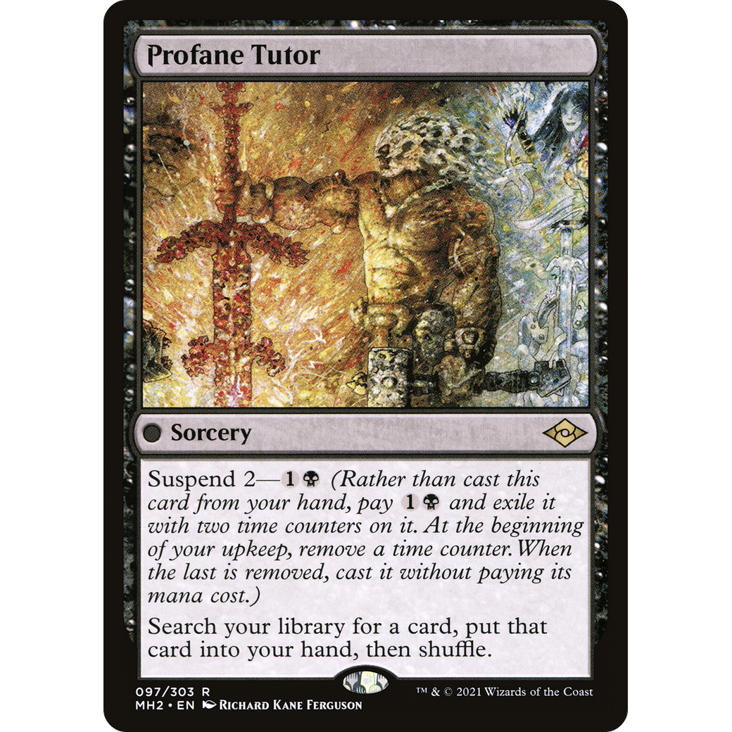 Profane Tutor (MH2-097) - Modern Horizons 2 Foil