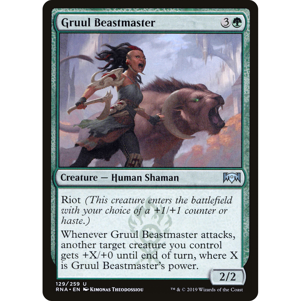 Gruul Beastmaster (RNA-129) - Ravnica Allegiance
