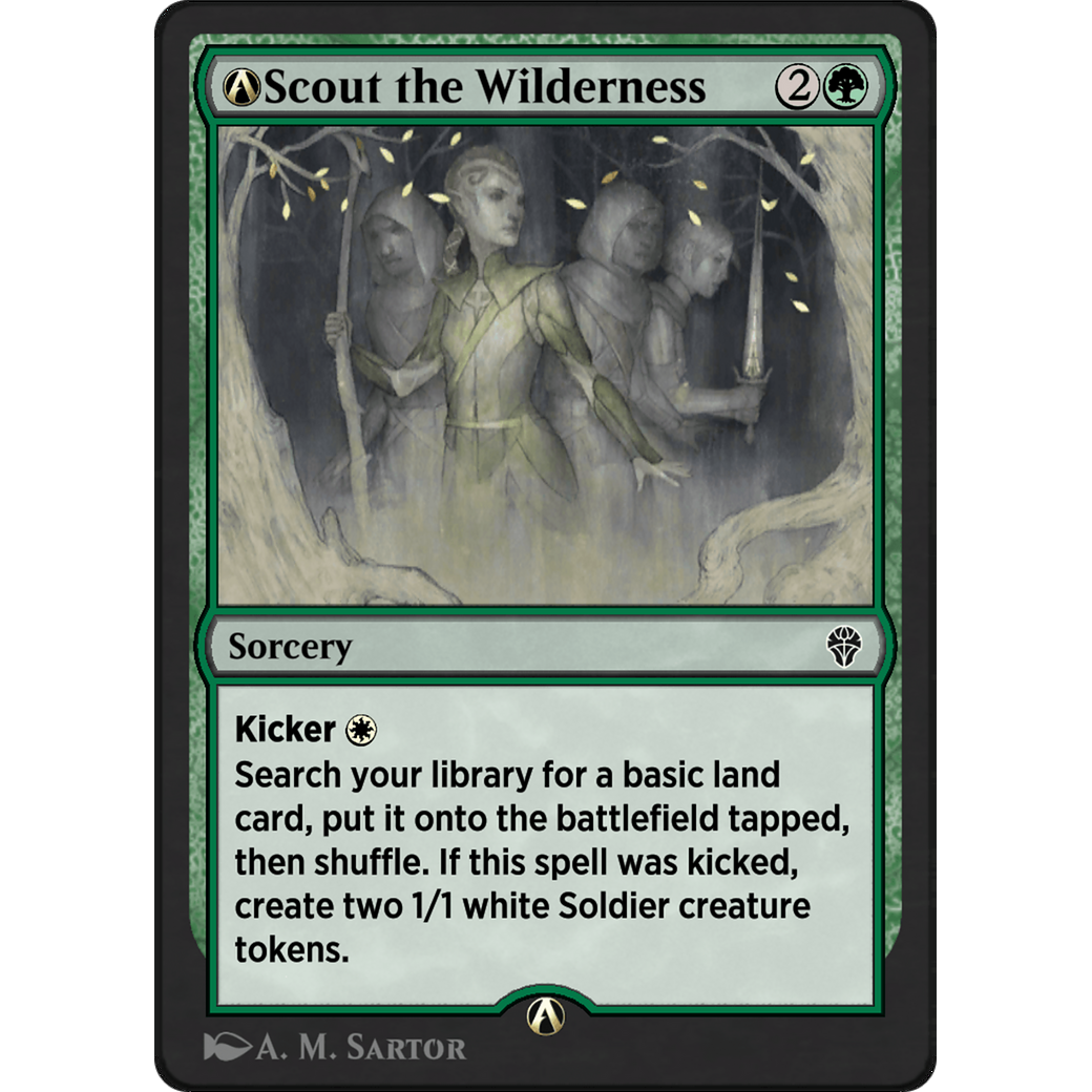 A-Scout the Wilderness (DMU-A-176) - Dominaria United