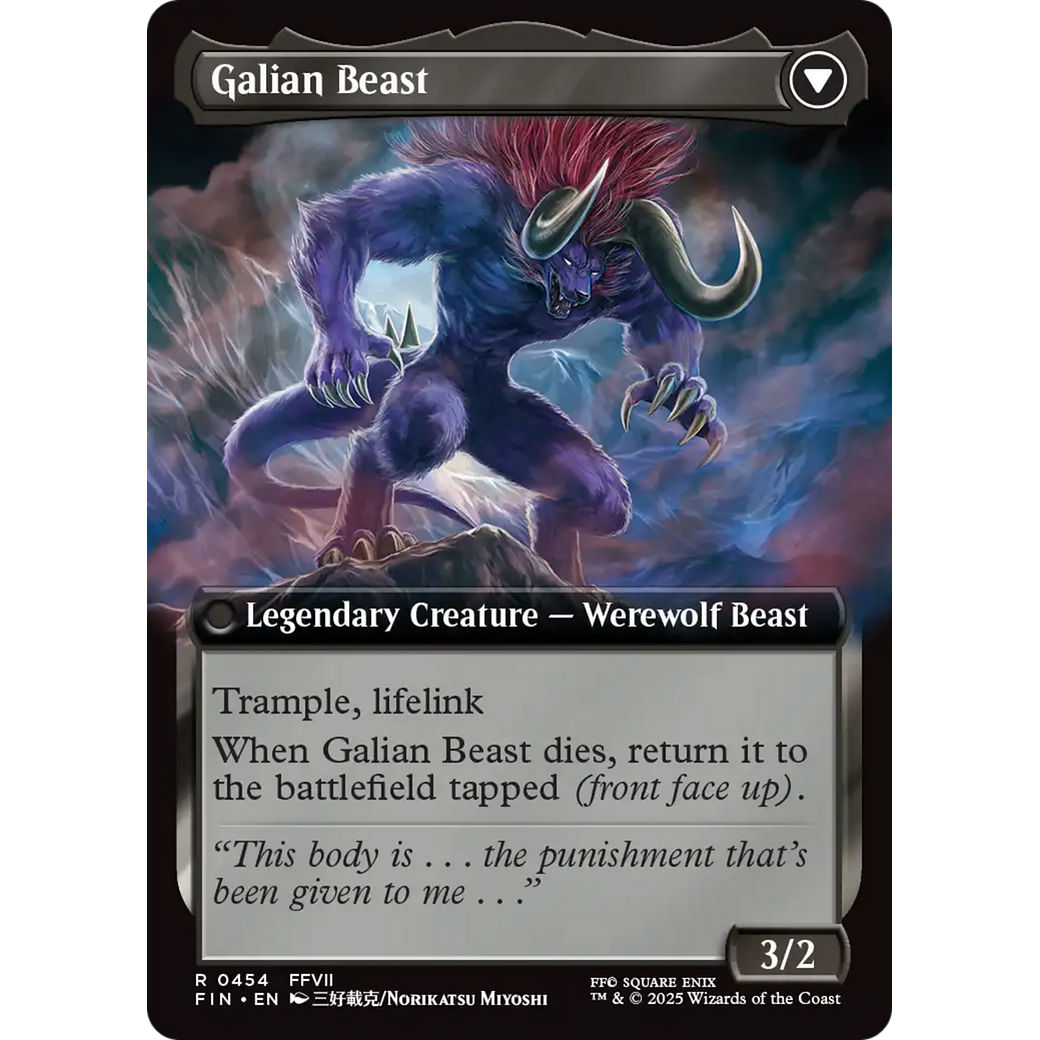 Vincent Valentine (Extended Art) (FIN-454) - FINAL FANTASY: (Extended Art) Foil
