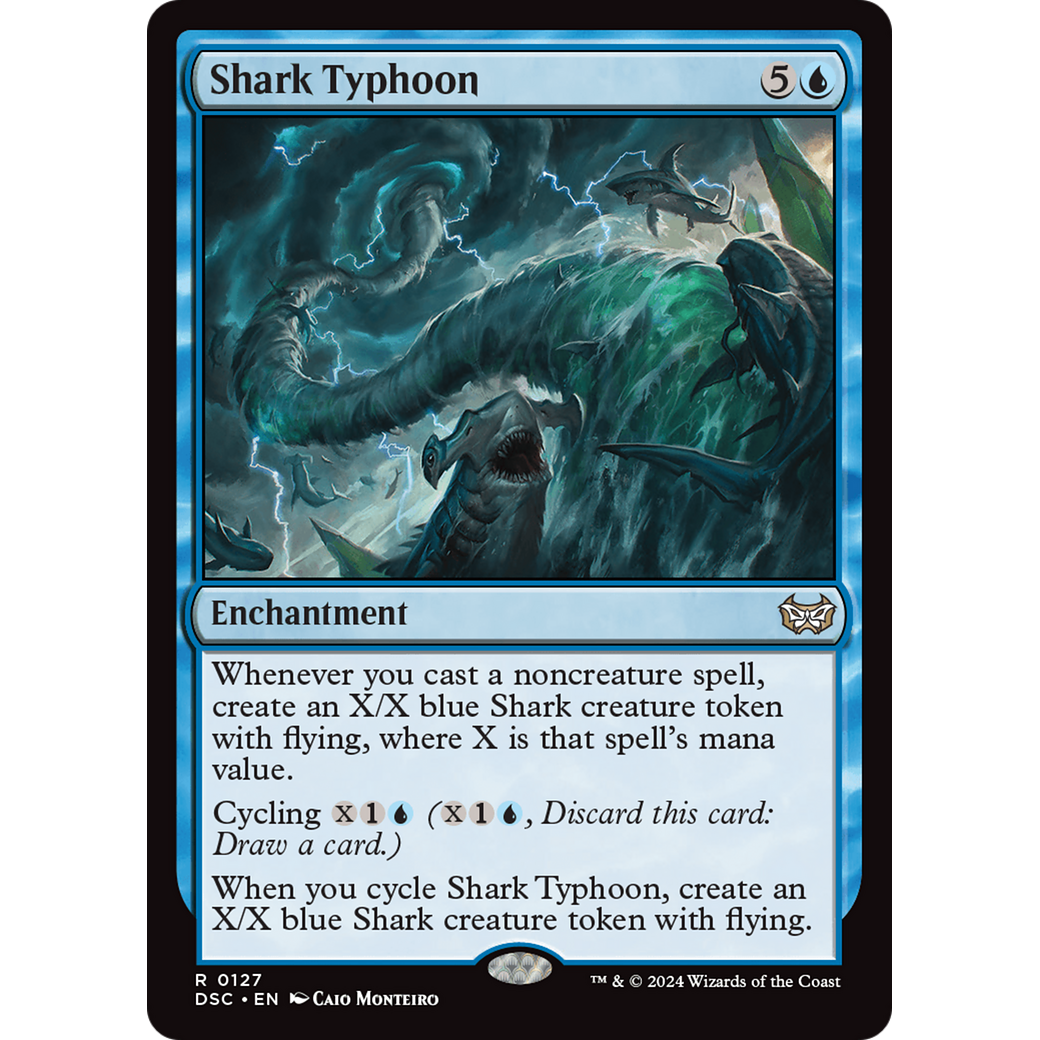 Shark Typhoon (DSC-127) - Duskmourn: House of Horror Commander