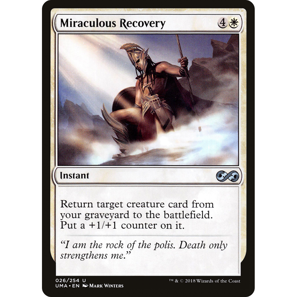 Miraculous Recovery (UMA-026) - Ultimate Masters