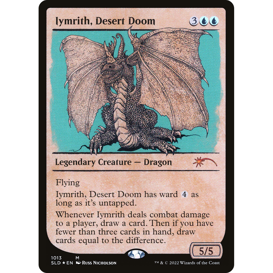 Iymrith, Desert Doom (Showcase) (SLD-1013) - Secret Lair Drop: (Showcase) Foil