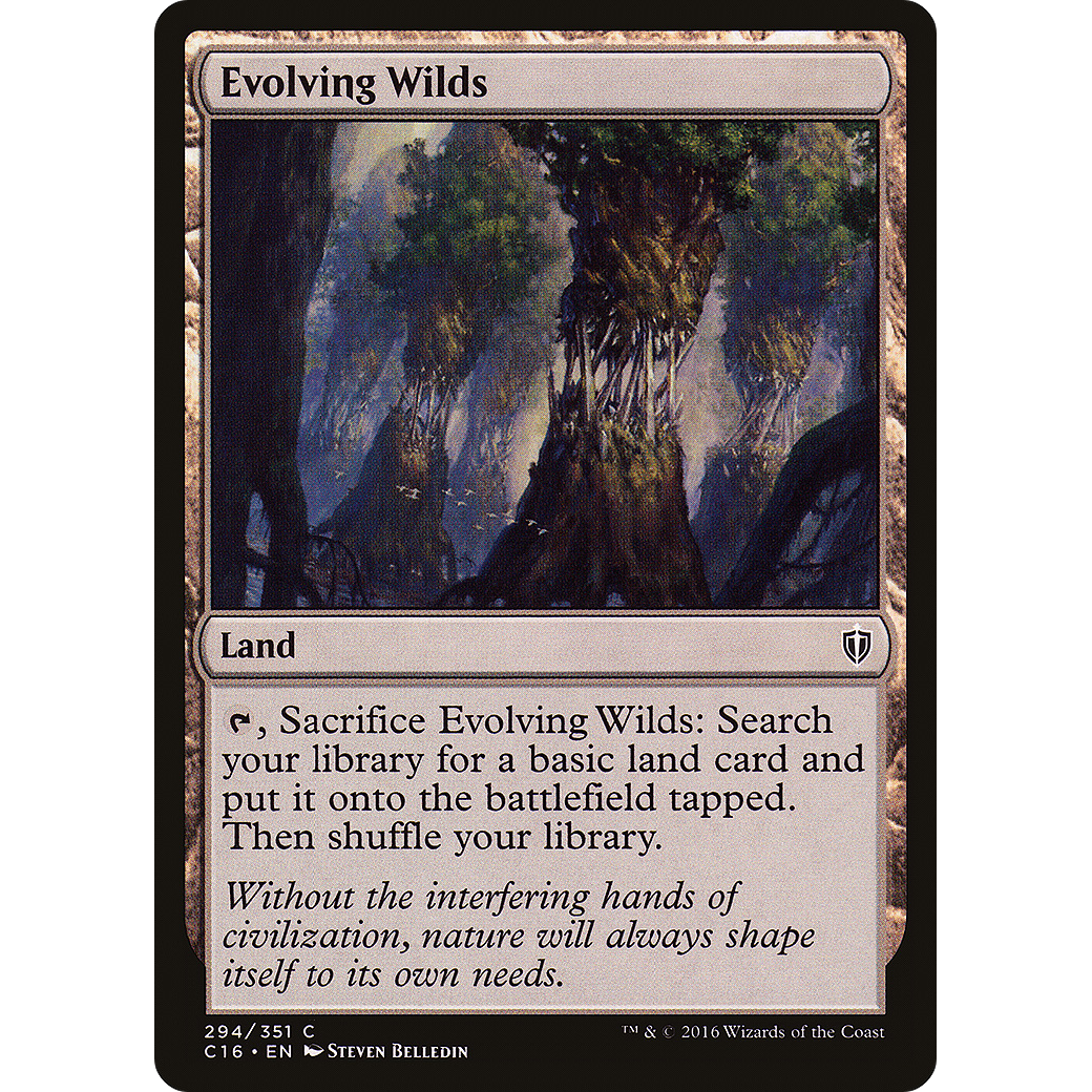 Evolving Wilds (C16-294) - Commander 2016