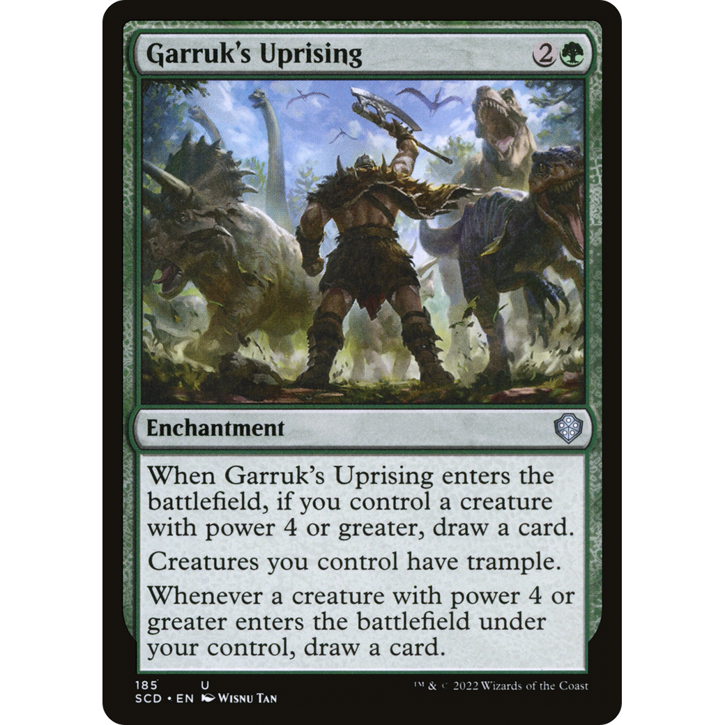 Garruk's Uprising (SCD-185) - Starter Commander Decks