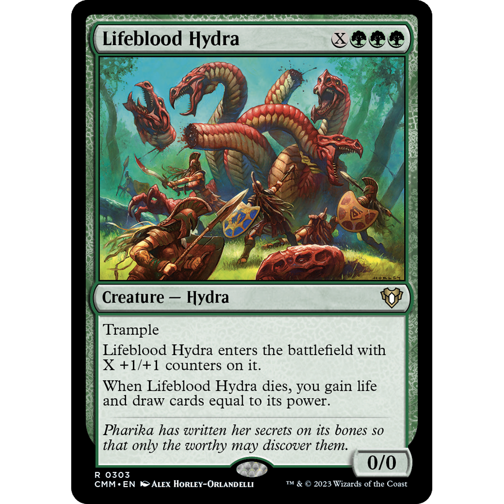 Lifeblood Hydra (CMM-303) - Commander Masters Foil