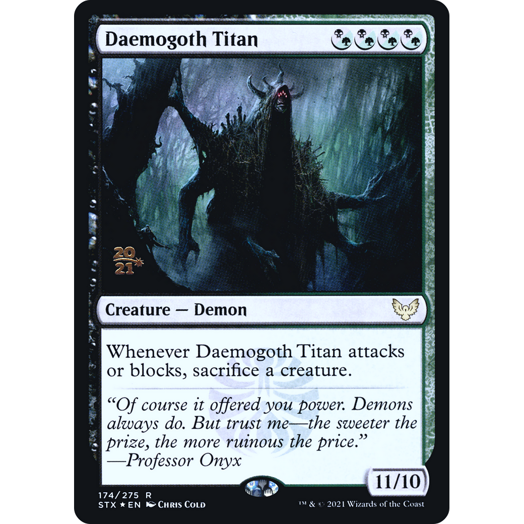 Daemogoth Titan (PRE-174) - Strixhaven: School of Mages Promos Foil
