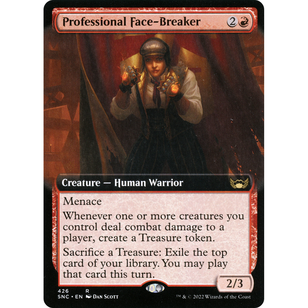 Professional Face-Breaker (Extended Art) (SNC-426) - Streets of New Capenna: (Extended Art)