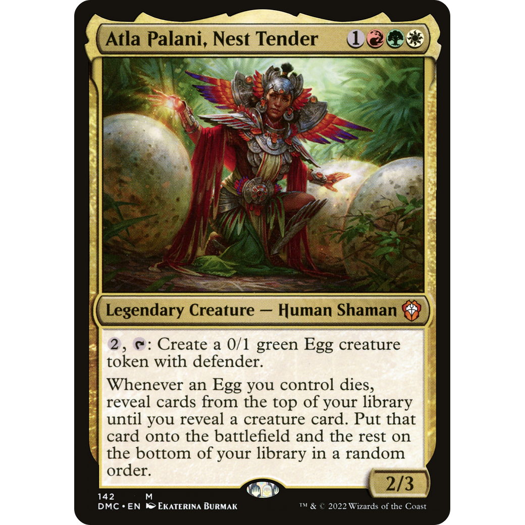 Atla Palani, Nest Tender (DMC-142) - Dominaria United Commander