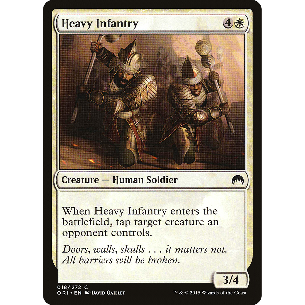 Heavy Infantry (ORI-018) - Magic Origins Foil