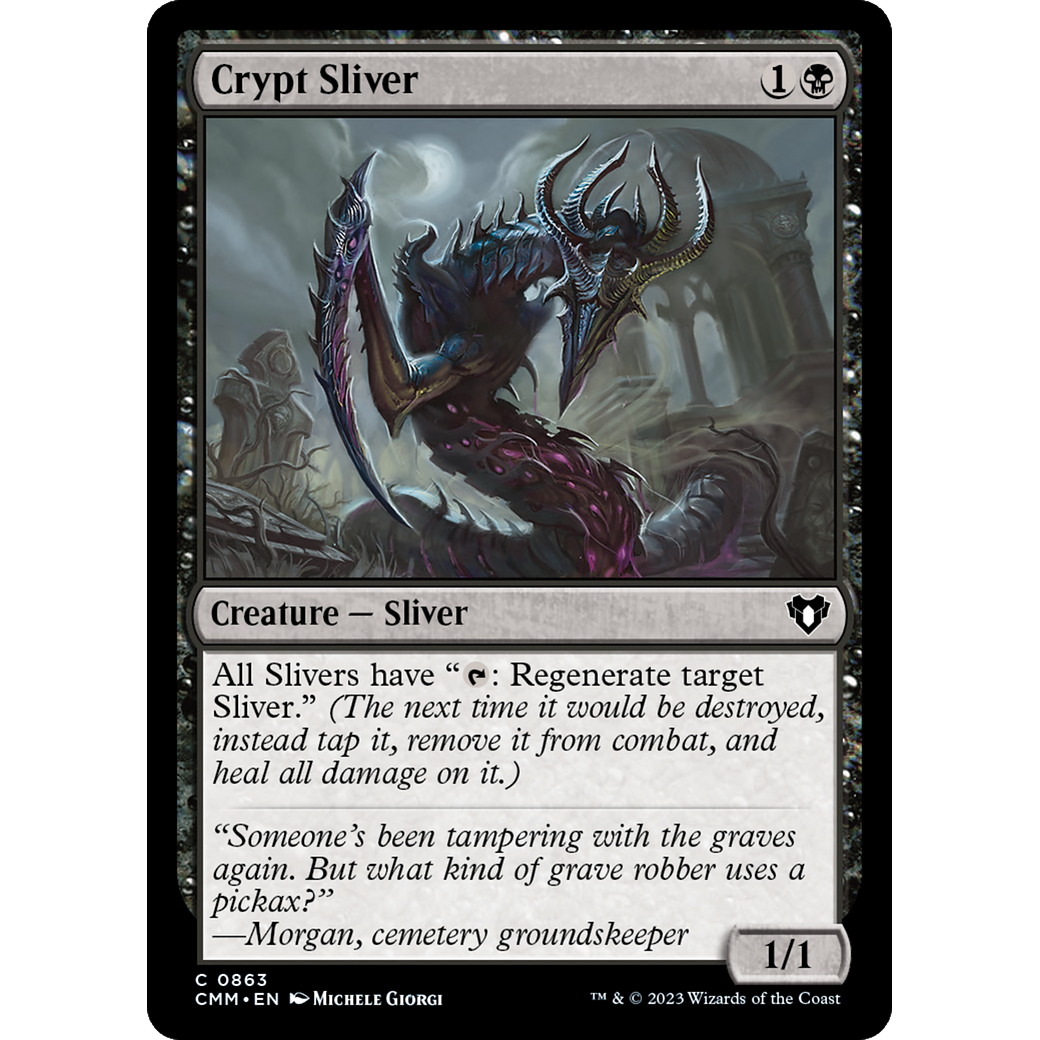 Crypt Sliver (CMM-863) - Commander Masters