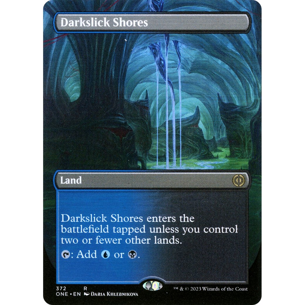 Darkslick Shores (ONE-372) - Phyrexia: All Will Be One (Borderless)