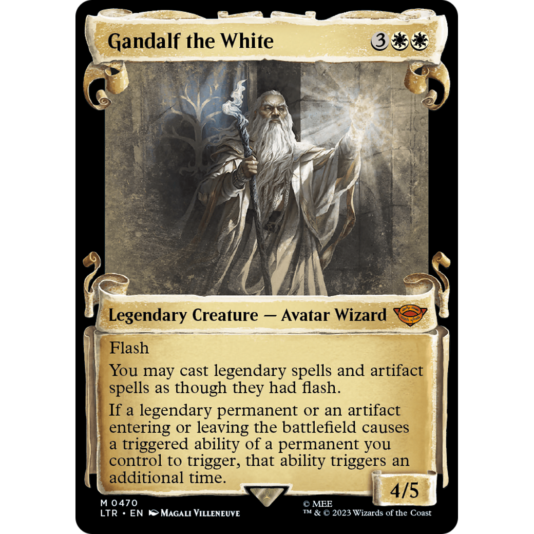 Gandalf the White (LTR-470) - The Lord of the Rings: Tales of Middle-earth: (Showcase) Foil