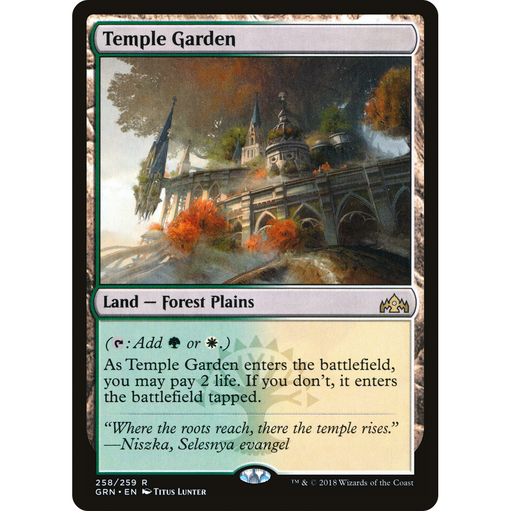 Temple Garden (GRN-258) - Guilds of Ravnica