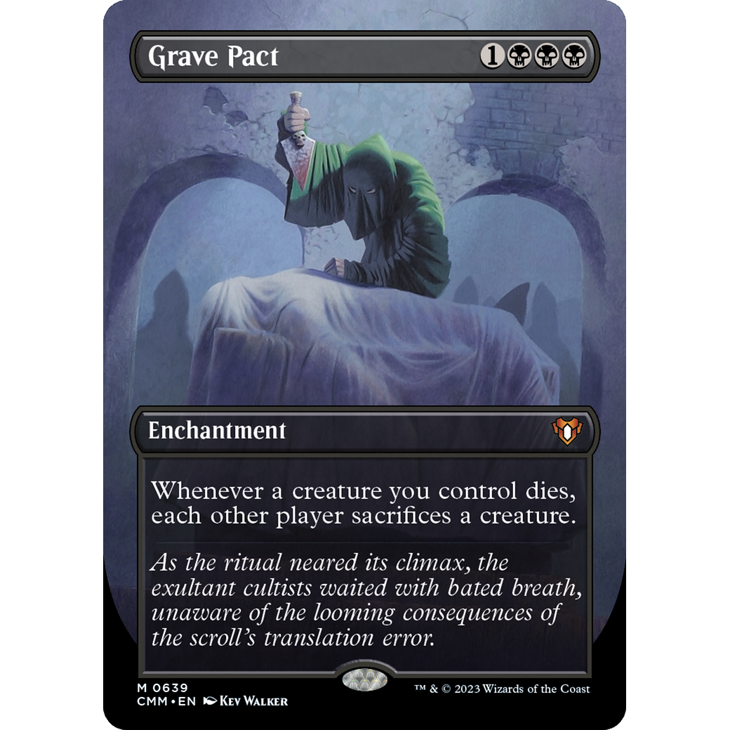 Grave Pact (CMM-639) - Commander Masters (Borderless) Foil