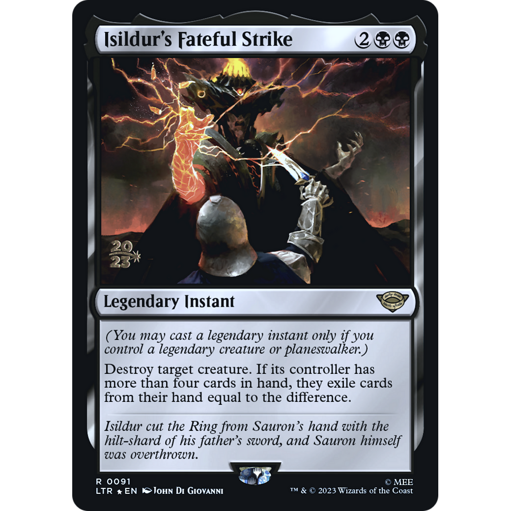 Isildur's Fateful Strike (PRE-91S) - Tales of Middle-earth Promos Foil