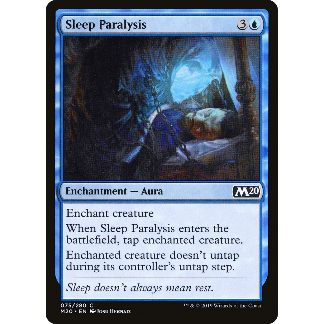 Sleep Paralysis (M20-075) - Core Set 2020 Foil