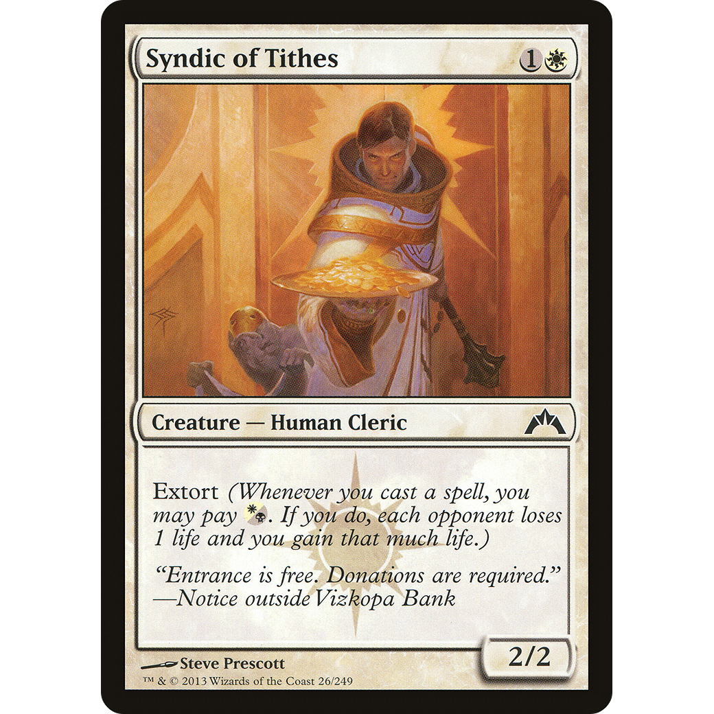 Syndic of Tithes (GTC-026) - Gatecrash Foil