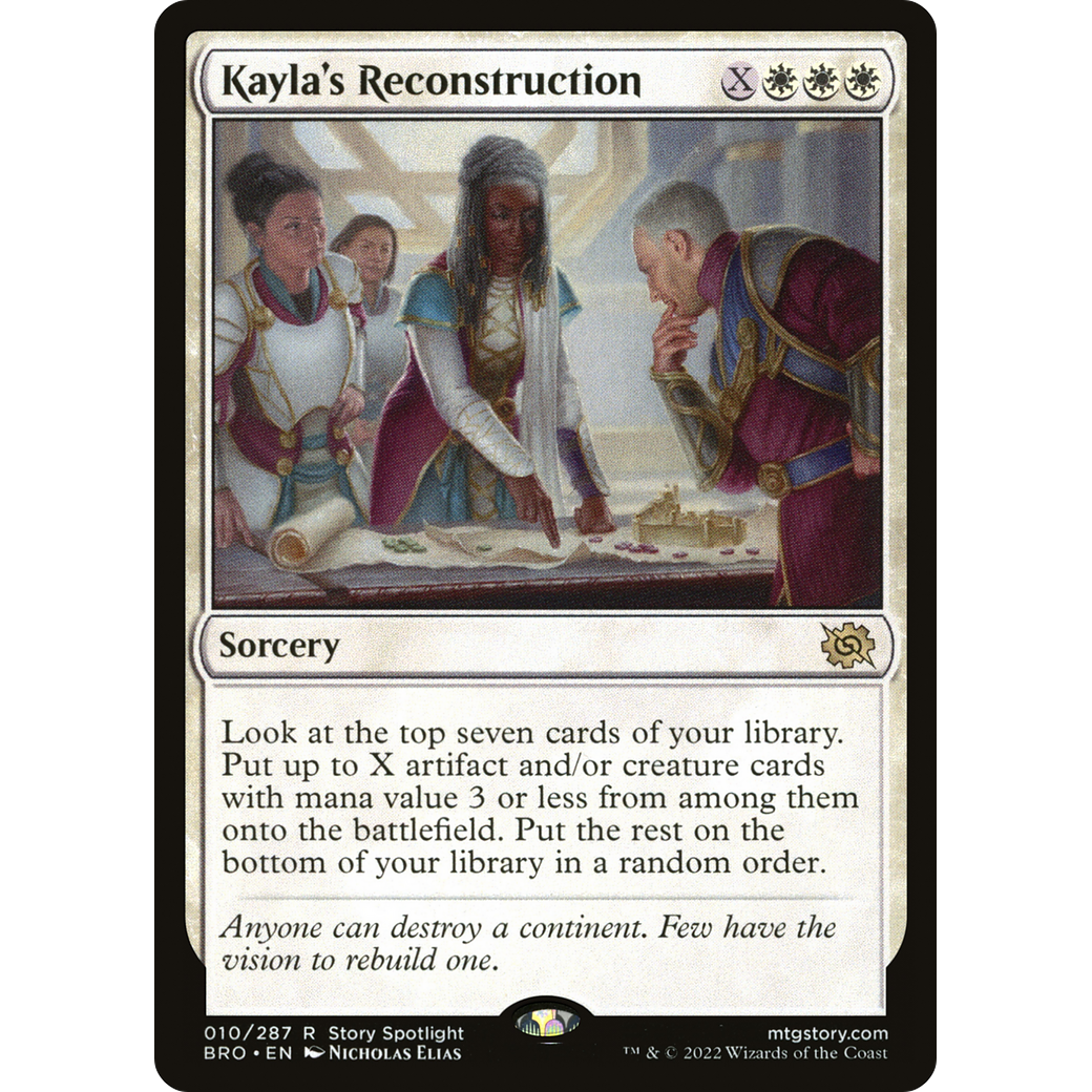 Kayla's Reconstruction (BRO-010) - The Brothers' War