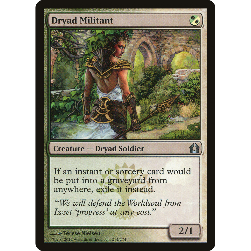 Dryad Militant (RTR-214) - Return to Ravnica Foil