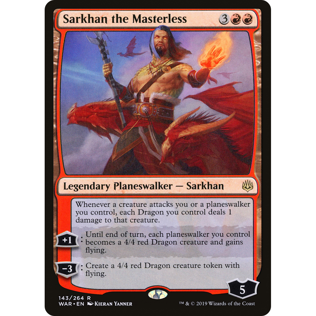 Sarkhan the Masterless (WAR-143) - War of the Spark Foil