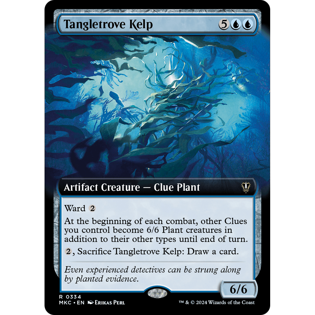 Tangletrove Kelp (MKC-334) - Murders at Karlov Manor Commander: (Extended Art)